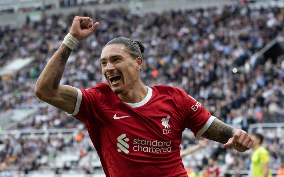 Darwin Nunez celebrates scoring the winner for 10-man Liverpool at Newcastle - Darwin Nunez must make Newcastle cameo a Liverpool career-defining moment