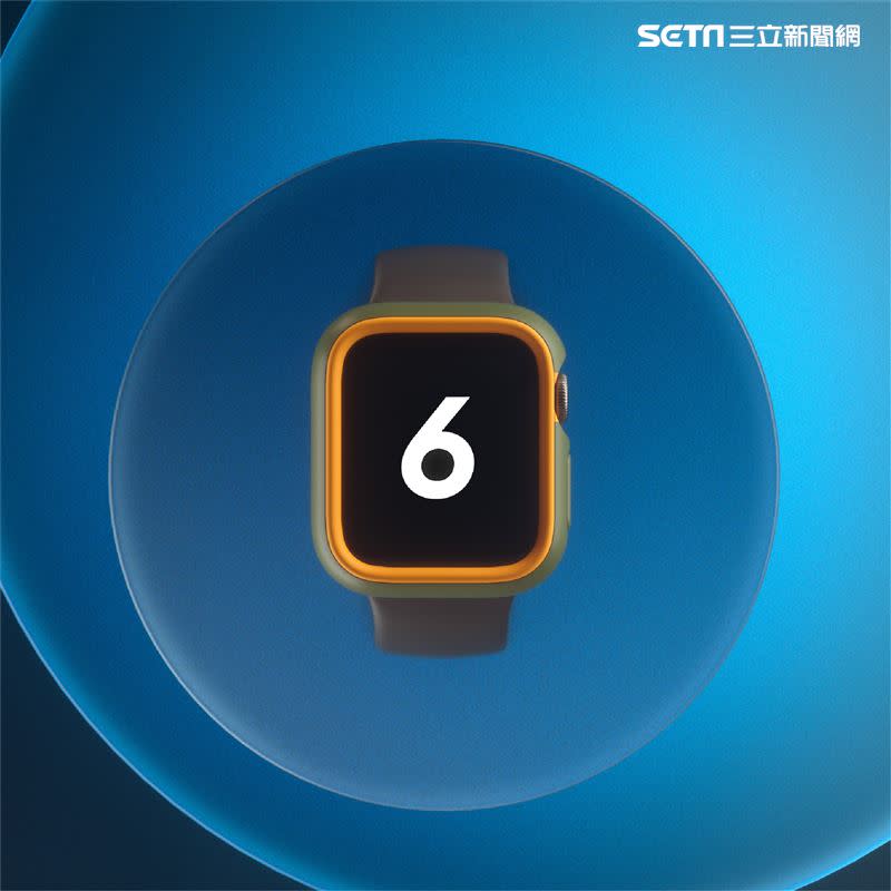 犀牛盾Apple watch手錶殼可做出超過70種撞色變化（圖／品牌提供）