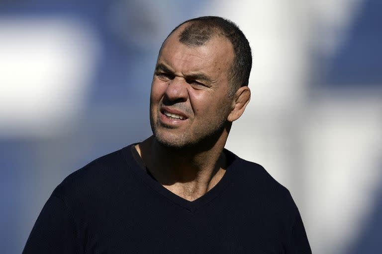 Michael Cheika, entrenador australiano de los Pumas, que vencieron a los Wallabies por 48-17 en San Juan