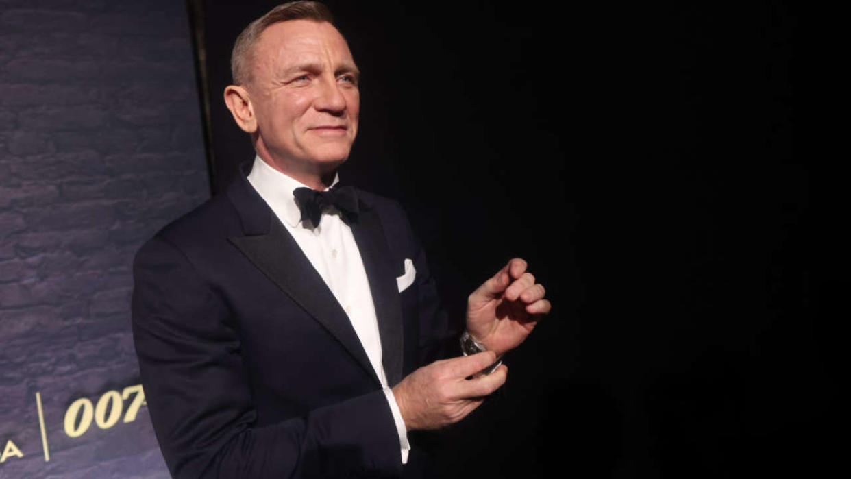 LONDON, ENGLAND - NOVEMBER 23: Daniel Craig attends a special event hosted by Omega to celebrate 60 years of James Bond on November 23, 2022 in London, England. (Photo by Mike Marsland/Getty Images for Omega)