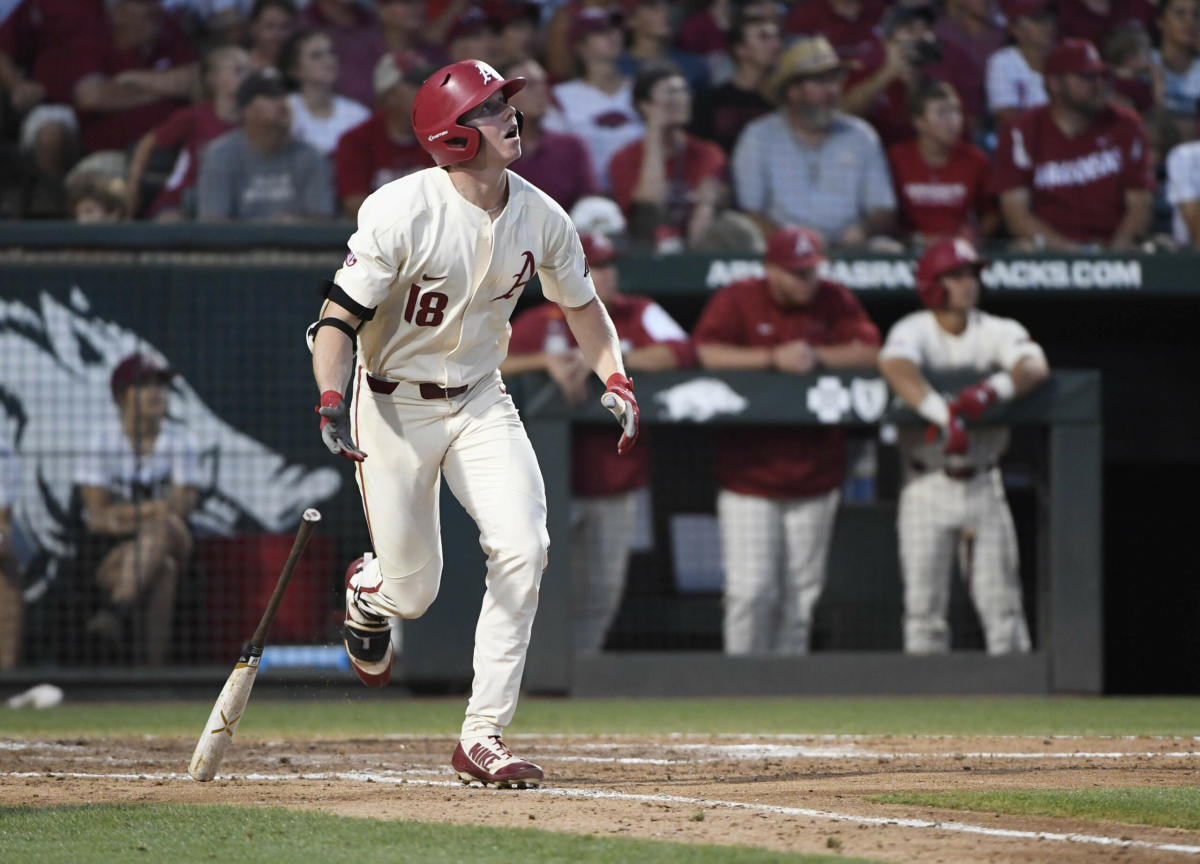 Arkansas Razorbacks outfielder Heston Kjerstad taken in first round of 2020  MLB Draft