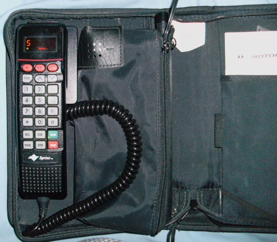 a motorola bag phone