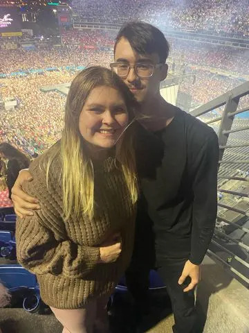 <p>Allison Elrod</p> Allison Elrod and Zach Wilson attending the Eras Tour on May 5, 2023.