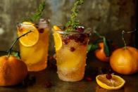 <p>The mix between tarty orange flavours and herby thyme makes this cocktail the perfect aperitif.</p><p><strong>Recipe: <a href="http://heatherchristo.com/2015/12/23/sparkling-clementine-thyme-cocktail/" rel="nofollow noopener" target="_blank" data-ylk="slk:Sparkling clementine and thyme cocktail" class="link ">Sparkling clementine and thyme cocktail</a></strong></p><p><strong>Recipe by Heather Christo<br></strong></p>