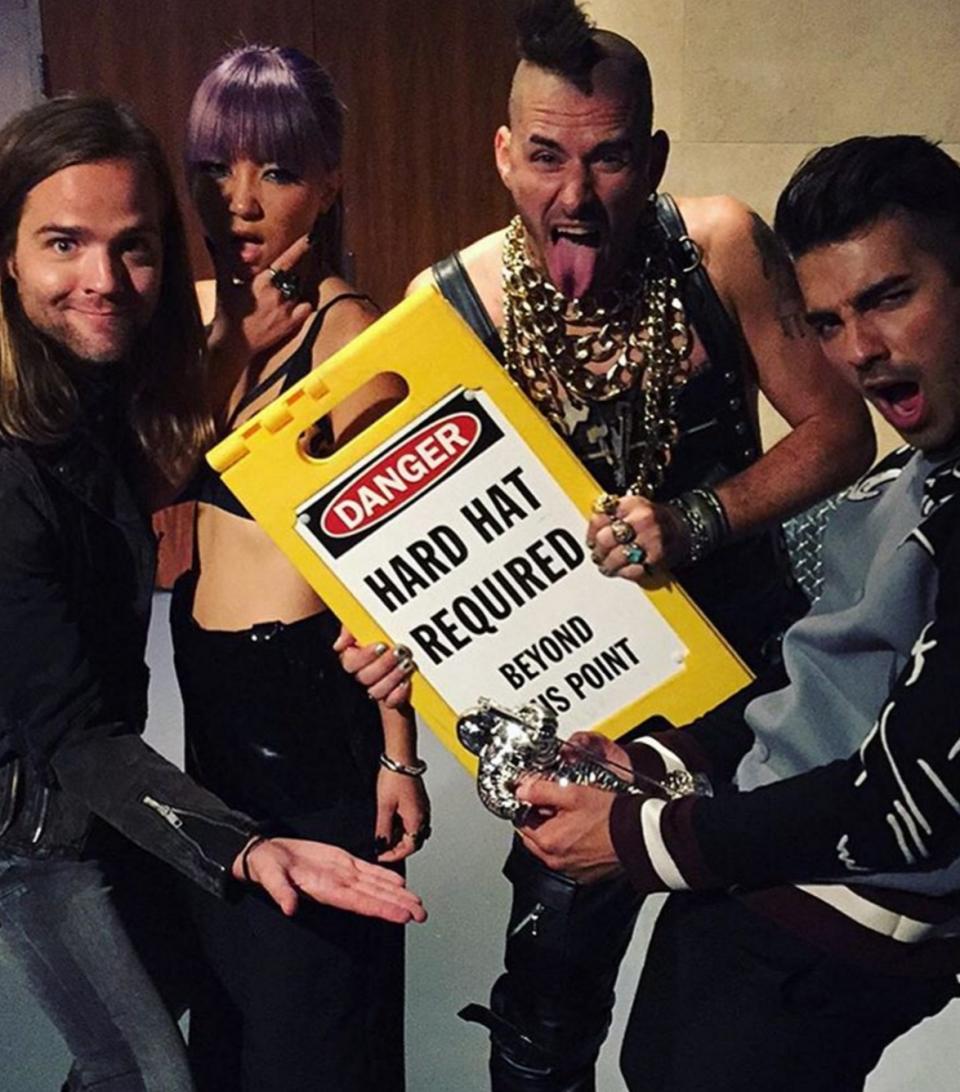 Joe Jonas was over the moon that his new band DNCE won the Best New Artist VMA