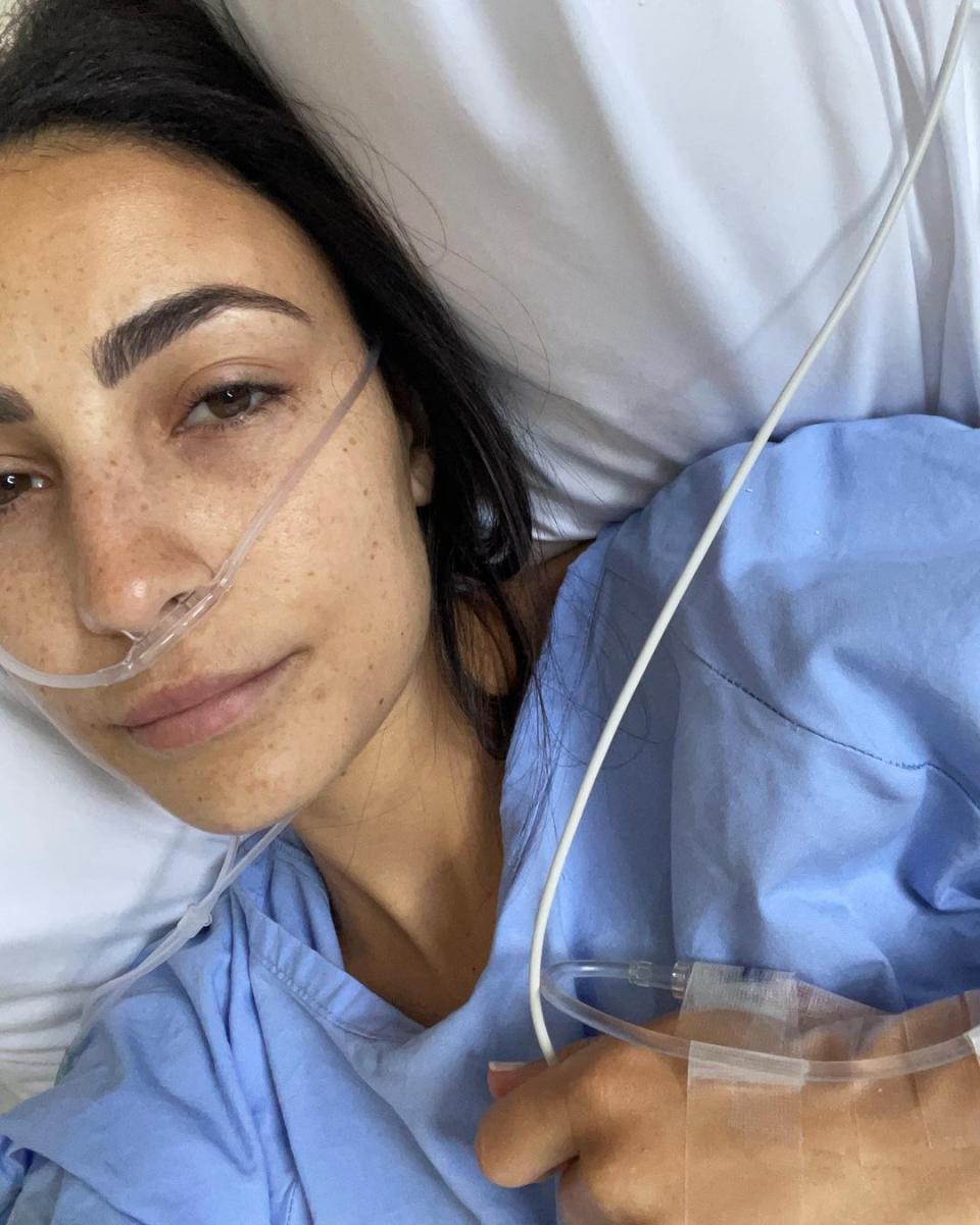 Tayla Damir from Love Island Australia in hospital