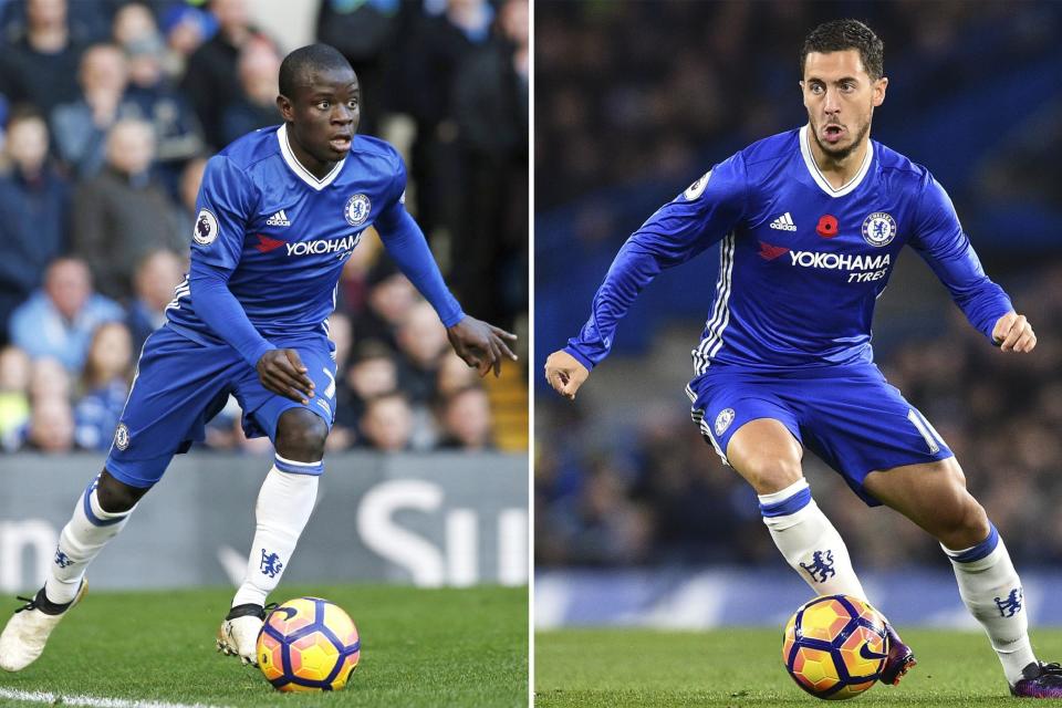Nomination | The Chelsea duo have been shortlisted in Fifa's Best Men's Player of the Year award: AFP/Getty Images