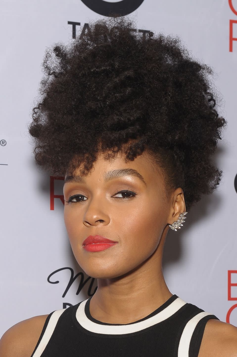 Curly Hairstyles: Janelle Monáe