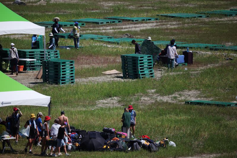 South Korea begins to evacuate thousands of scouts due to expected typhoon