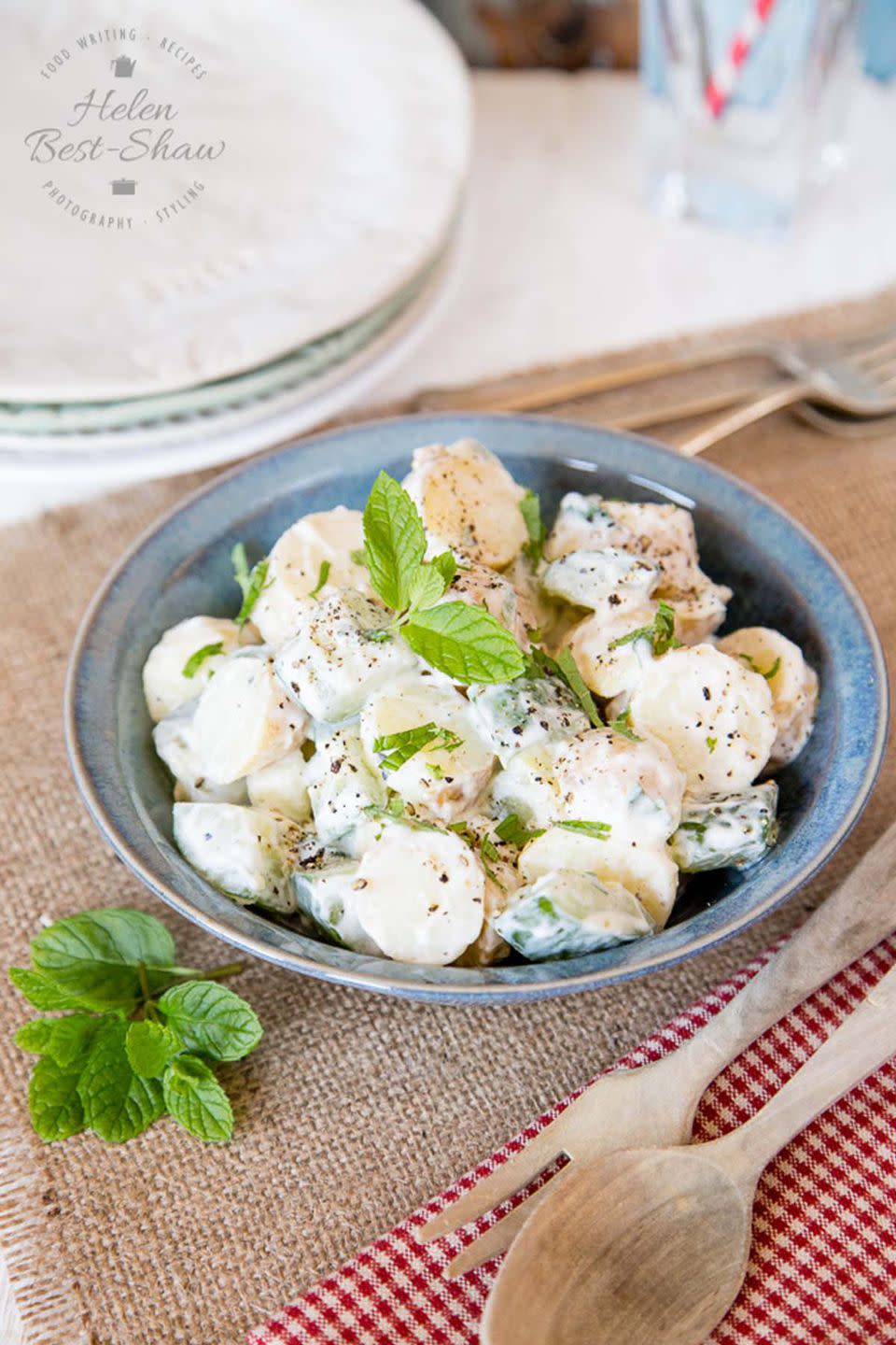 No-Mayo Potato & Cucumber Salad