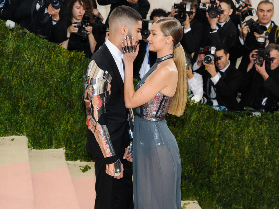 Zayn Malik und Gigi Hadid bei der Met Gala im Jahr 2016. (Bild: Sky Cinema/shutterstock.com)