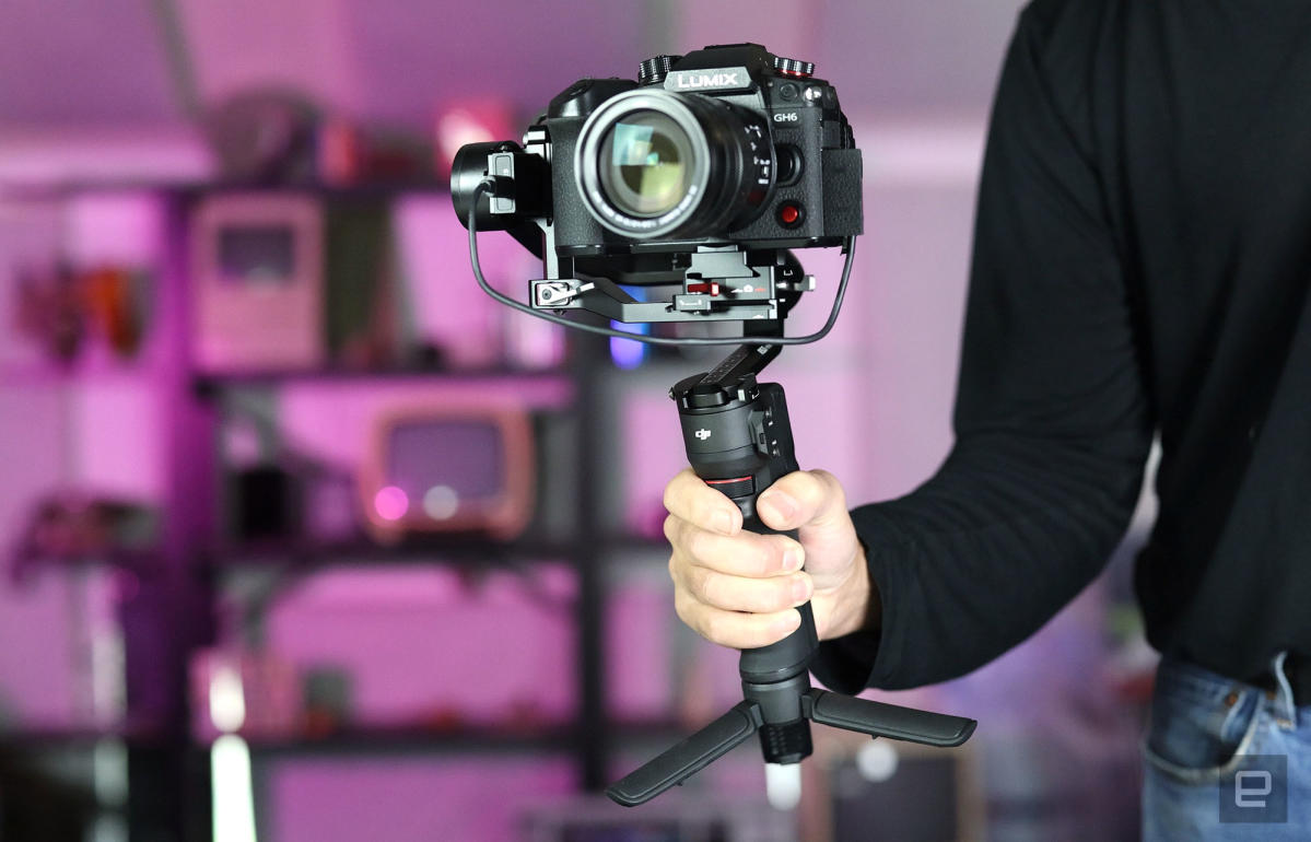 DJI's lightweight RS 3 Mini camera stabilizer is designed to be