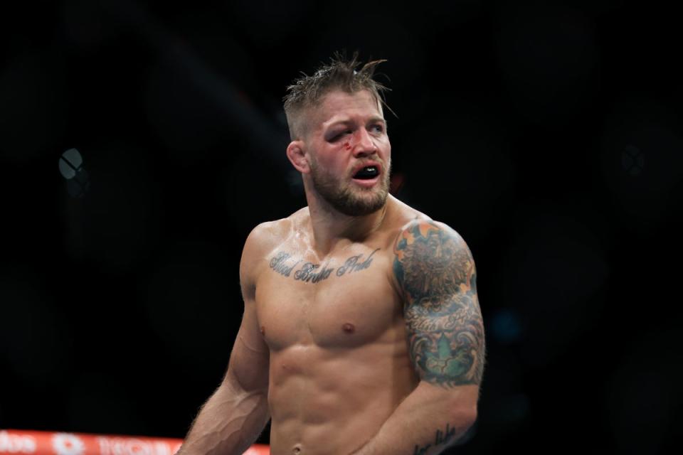 Charles Radtke after his victory over Mike Mathetha at UFC 293 (Getty Images)