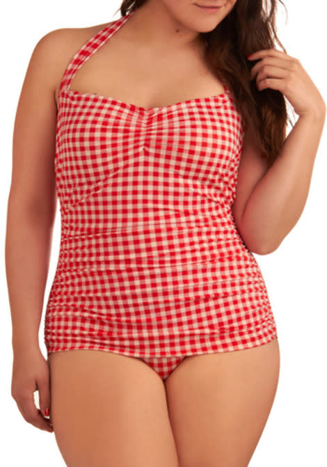 Cherry Red Swimsuit, $89.99 