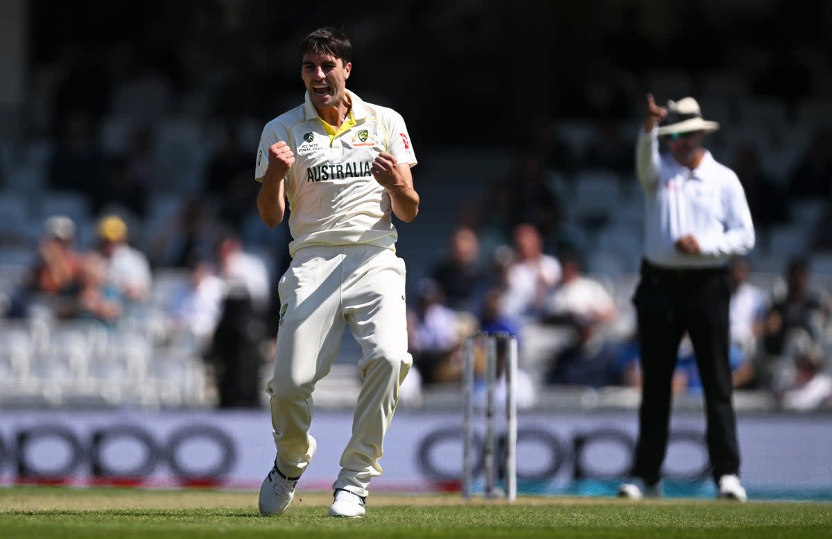 Pat Cummins strikes early as Australia make inroads on day two of the World Test Championship final (Getty Images)