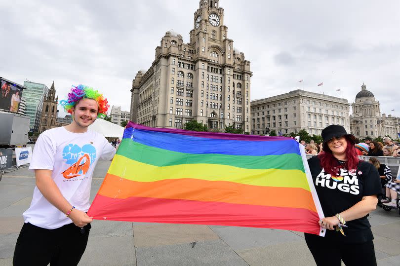 Liverpool Pride at the Pier Head