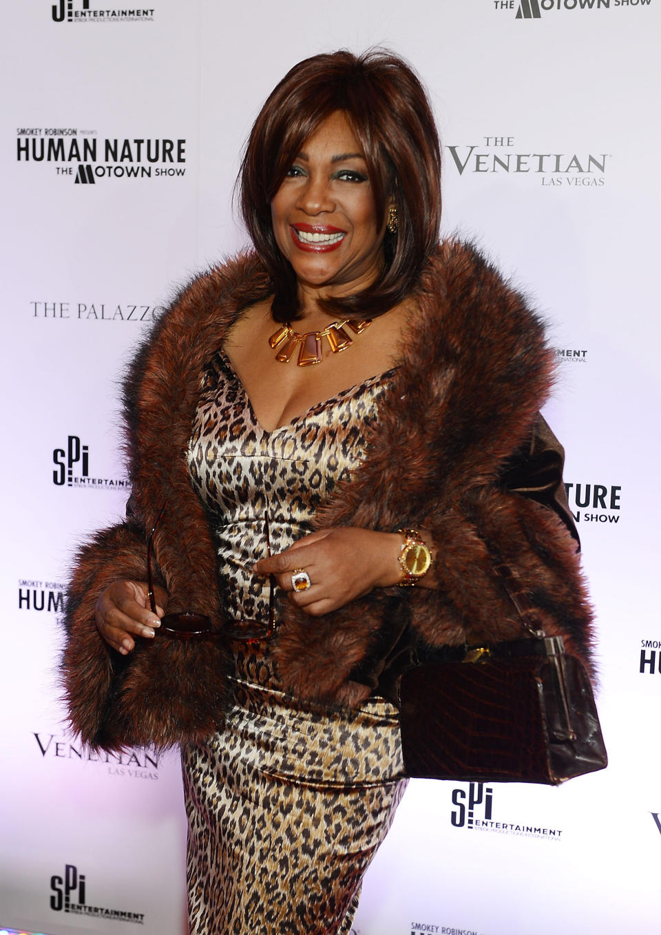 Mary Wilson at "Smokey Robinson Presents Human Nature: The Motown Show" in Las Vegas on Feb. 22, 2013.