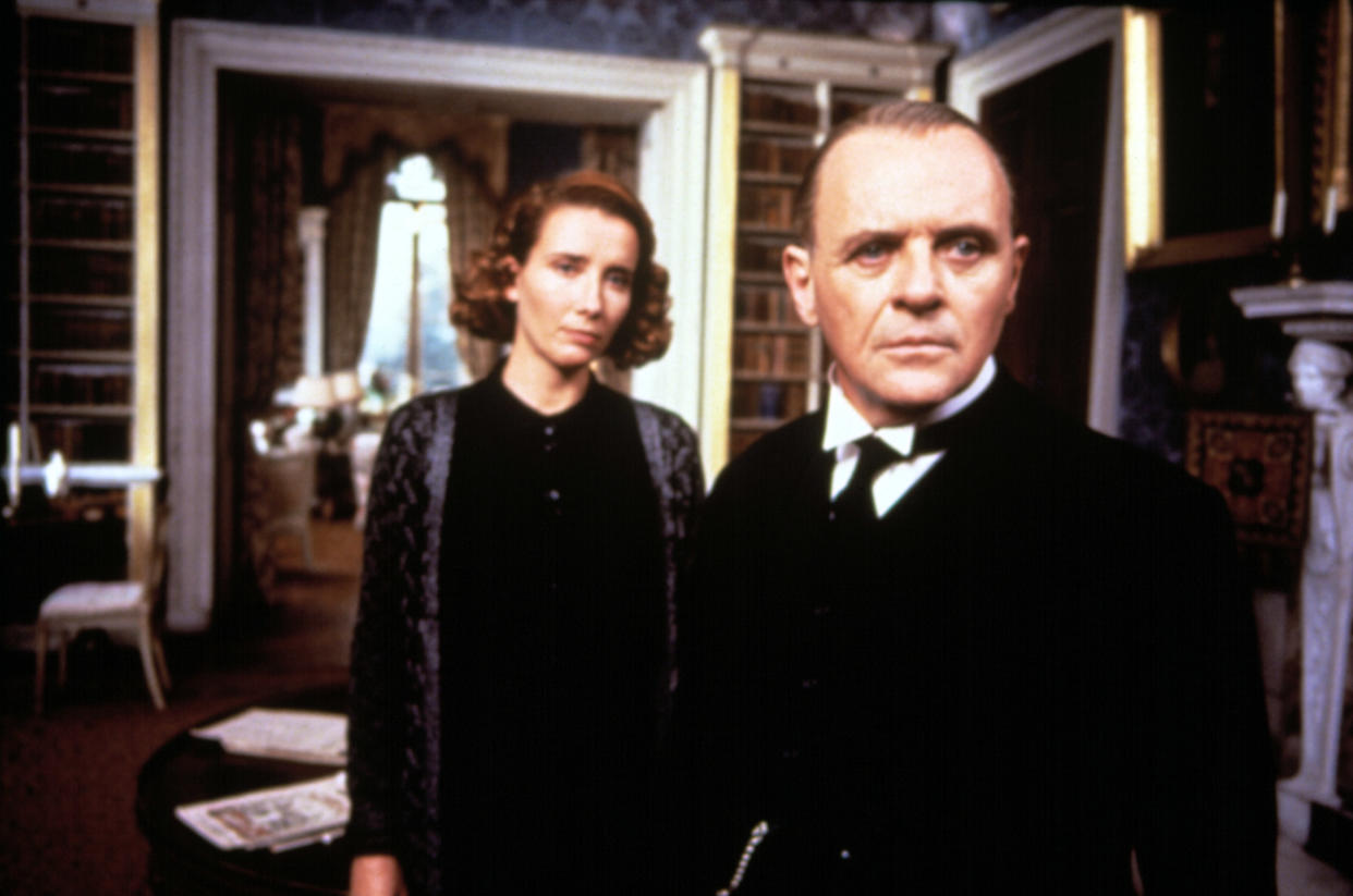 Emma Thompson and Anthony Hopkins in The Remains of the Day. (Columbia Pictures/Courtesy Everett Collection)