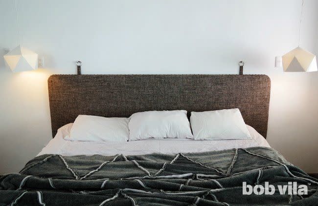 11) Sleek Upholstered Headboard