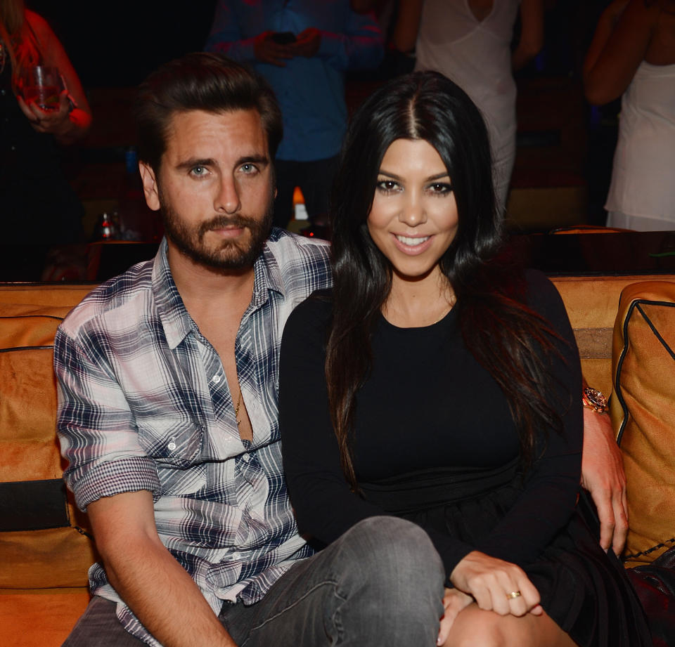 Scott Disick and Kourtney Kardashian pictured back in 2015.  (Photo: Denise Truscello via Getty Images)