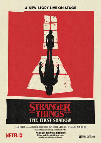 <p>Netflix</p> Poster for <em>Stranger Things: The First Shadow</em>