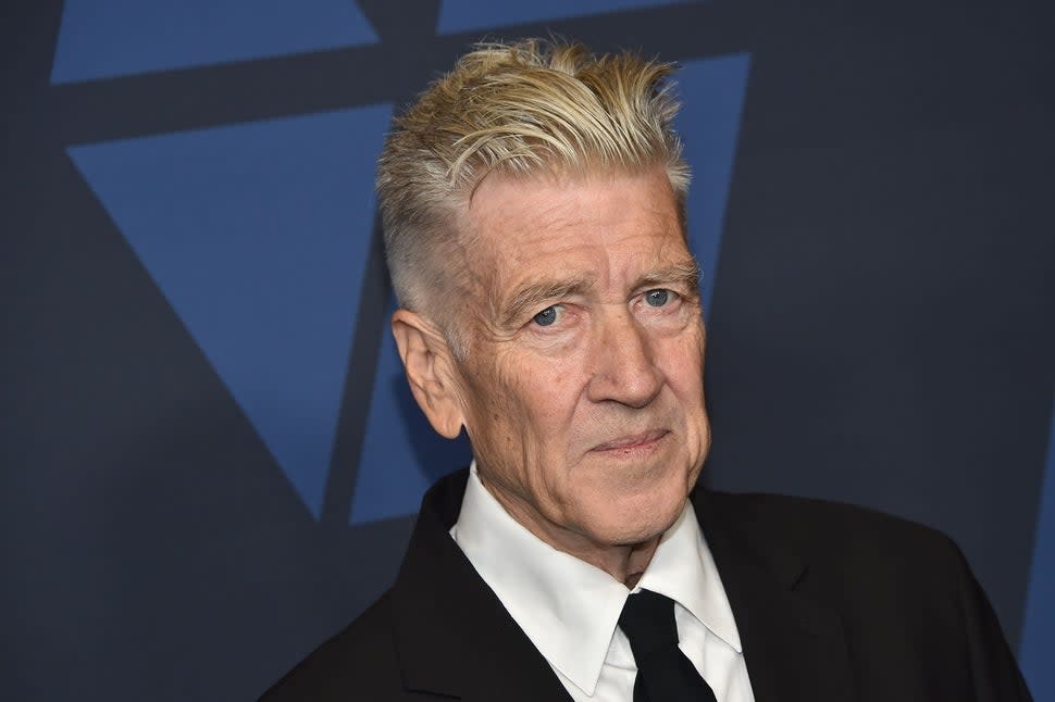 US filmmaker David Lynch arrives to attend the 11th Annual Governors Awards gala hosted by the Academy of Motion Picture Arts and Sciences at the Dolby Theater in Hollywood on October 27, 2019.