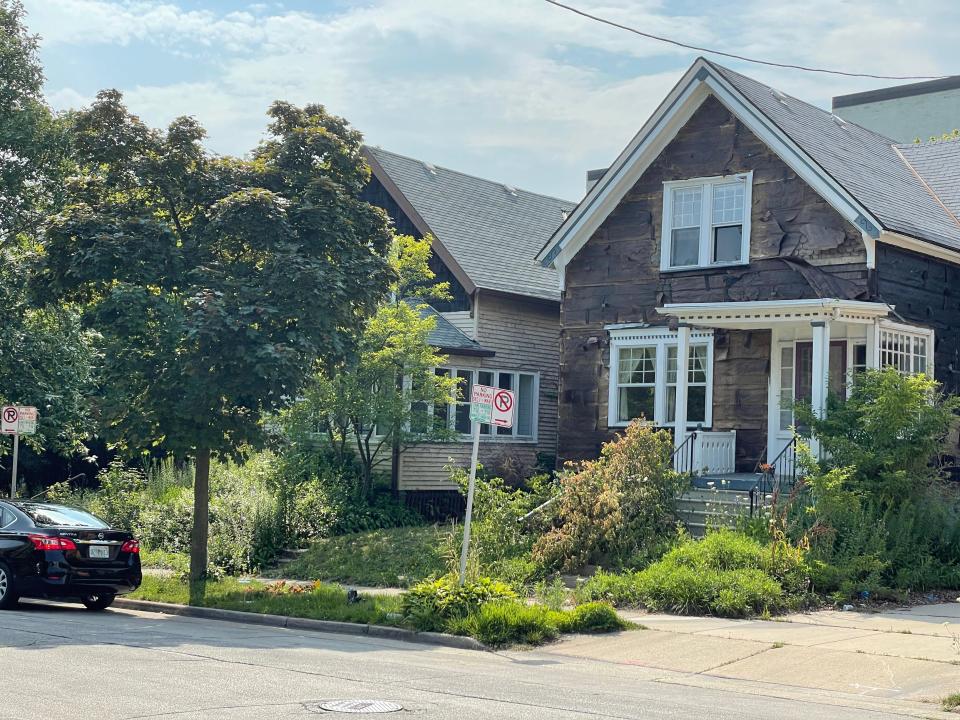 These 19th century homes on North Summit Avenue's west side could be designated as historic.