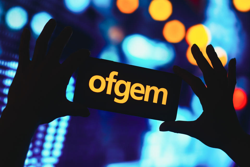 BRAZIL - 2022/09/19: In this photo illustration, the Office of Gas and Electricity Markets (Ofgem) logo seen displayed on a smartphone. (Photo Illustration by Rafael Henrique/SOPA Images/LightRocket via Getty Images)