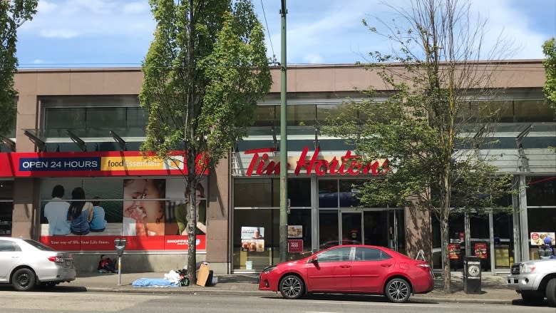 'Not something that should happen': homeless man spends dying hours at Vancouver Tim Hortons