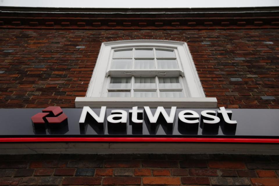 NatWest said it has set aside £4m for a hardship fund (Jonathan Brady/PA) (PA Wire)