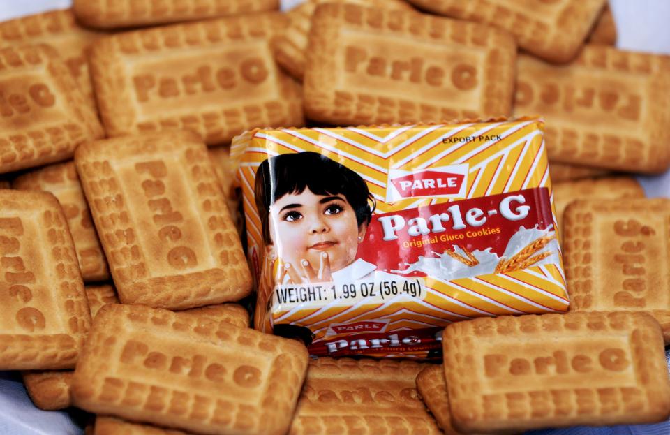 Parle-G cookies are seen at Indian Groceries and Spices in Wauwatosa.