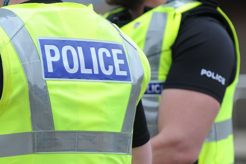 A police officer was rushed to hospital following the incident