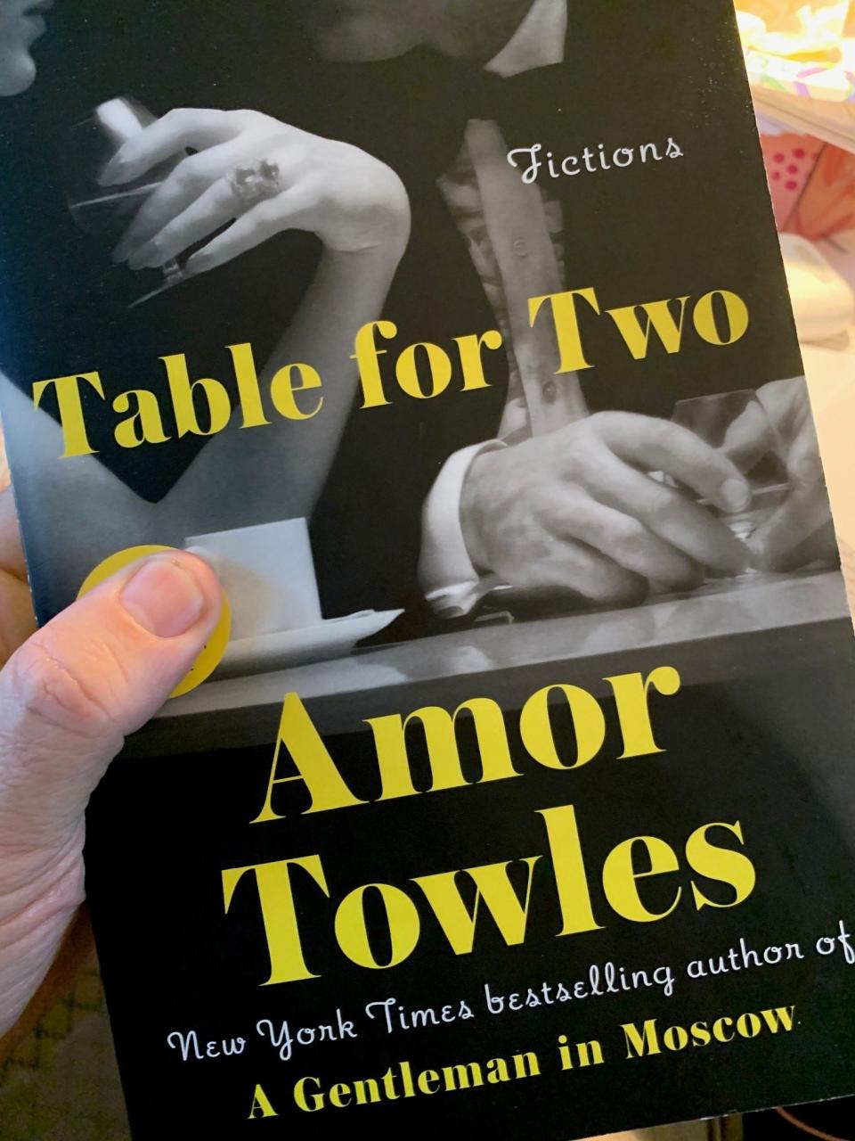 Amor Towles collection of short stories, "Table for Two," is due in stores April 2, 2024.