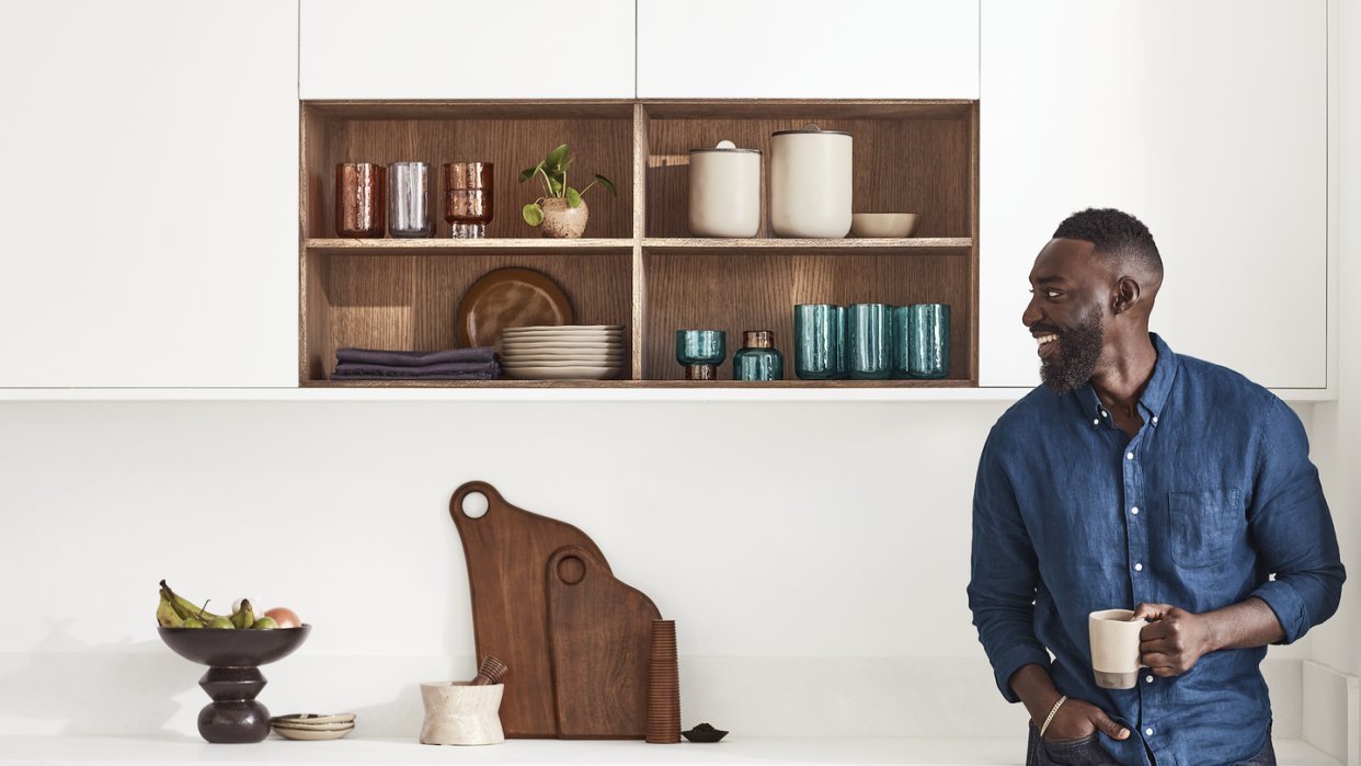 chef eric adjepong in a kitchen