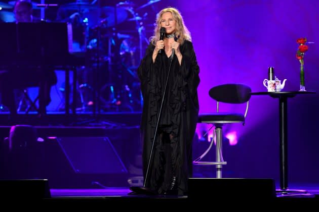 Barbra Streisand performing in 2019. - Credit: Kevin Mazur/Getty Images