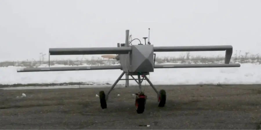 Long-range Ukrainian drone AQ-400 Scythe