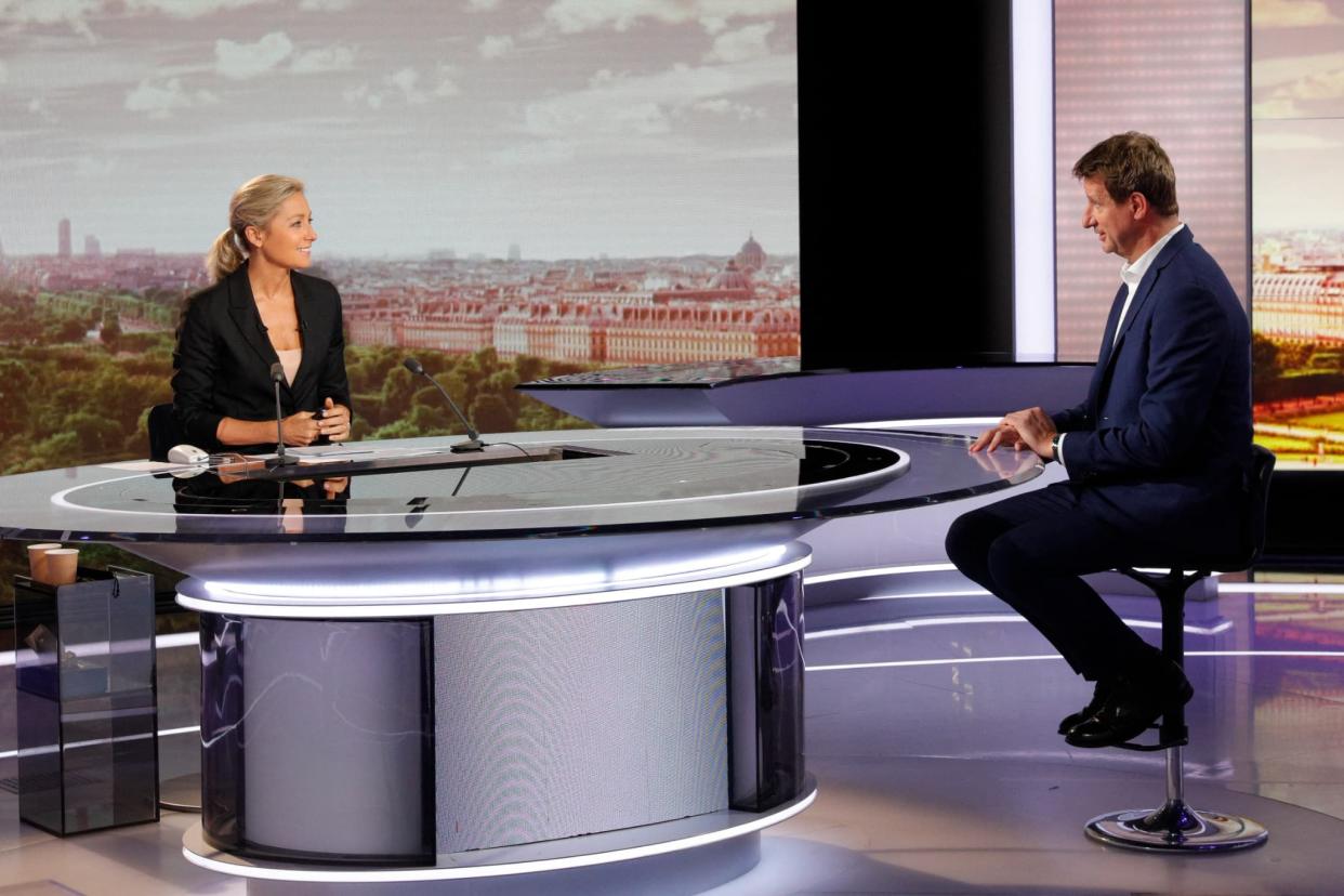 Yannick Jadot ce mardi soir sur le plateau de France 2 - Geoffroy Van Der Hasselt