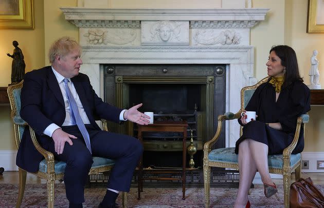 Boris Johnson with Nazanin Zaghari-Ratcliffe in 10 Downing Street (Photo: Andrew ParsonsAndrew Parsons / No10 Downing St)