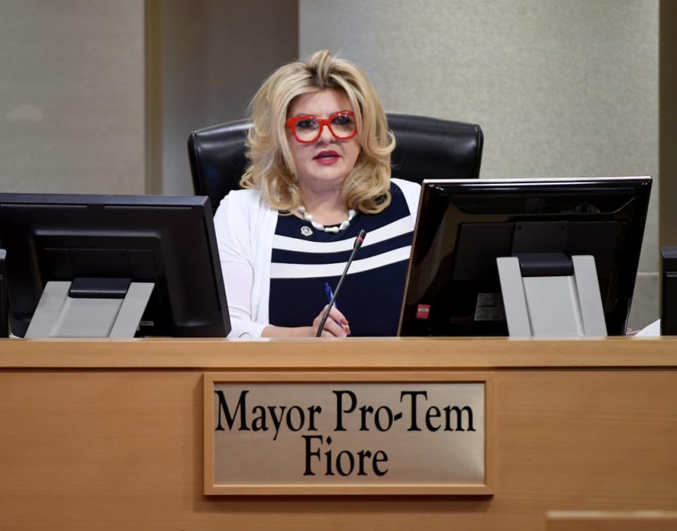 <div class="inline-image__title">1226097850</div> <div class="inline-image__caption"><p>Las Vegas City Councilwoman and Mayor Pro Tempore Michele Fiore speaks during a Las Vegas City Council meeting held amid the coronavirus pandemic at Las Vegas City Hall on May 20, 2020.</p></div> <div class="inline-image__credit">Ethan Miller</div>