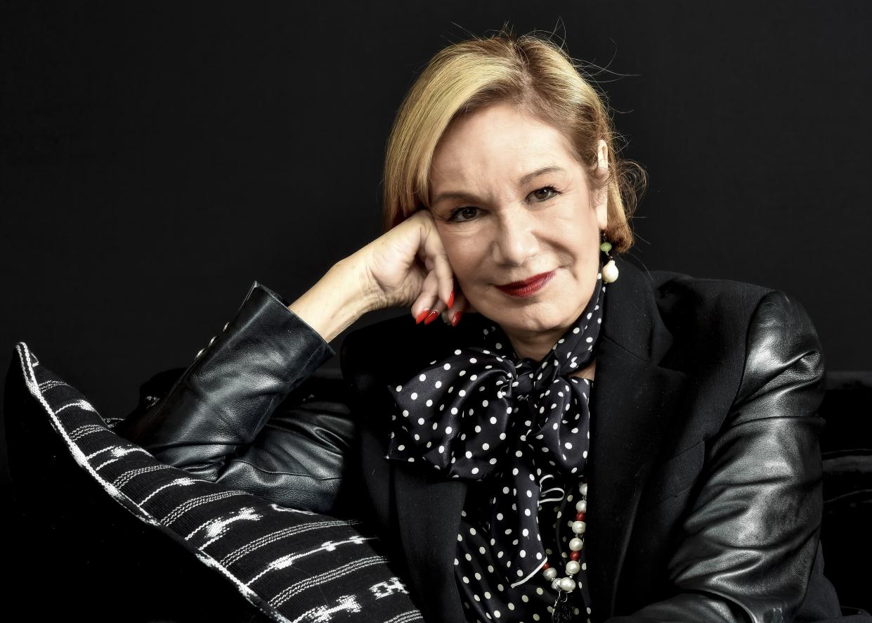 Mexican writer Guadalupe Loaeza poses during a photo session in Mexico City on March 15, 2017. (Photo by OMAR TORRES / AFP)        (Photo credit should read OMAR TORRES/AFP/Getty Images)