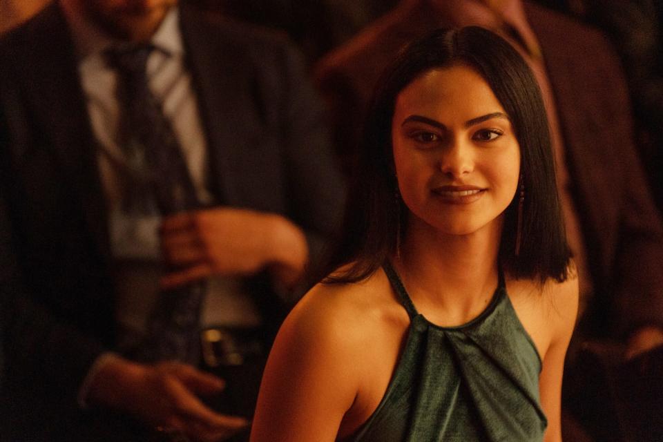 Riverdale -- “Chapter One Hundred and Thirteen: Biblical” -- Image Number: RVD618a_0557r -- Pictured: Camila Mendes as Veronica Lodge -- Photo: Michael Courtney/The CW -- © 2022 The CW Network, LLC. All Rights Reserved.