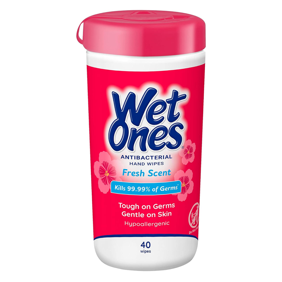 WetOnes Antibacterial hand wipes