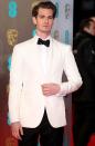 Andrew Garfield looked as handsome as ever in his white tux.