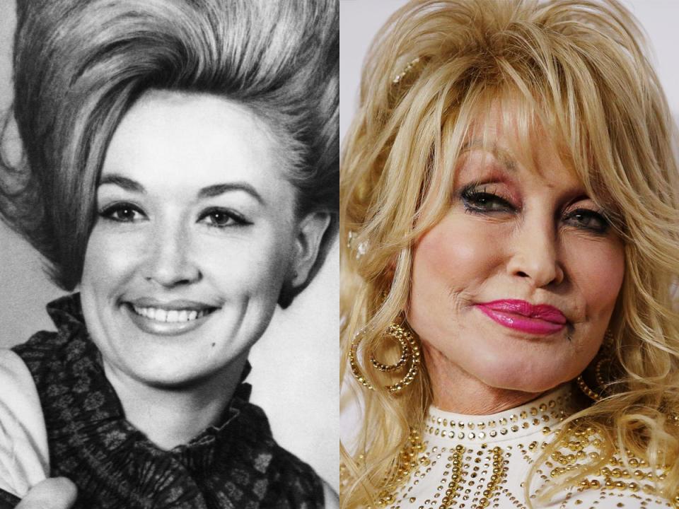 dolly parton then and now