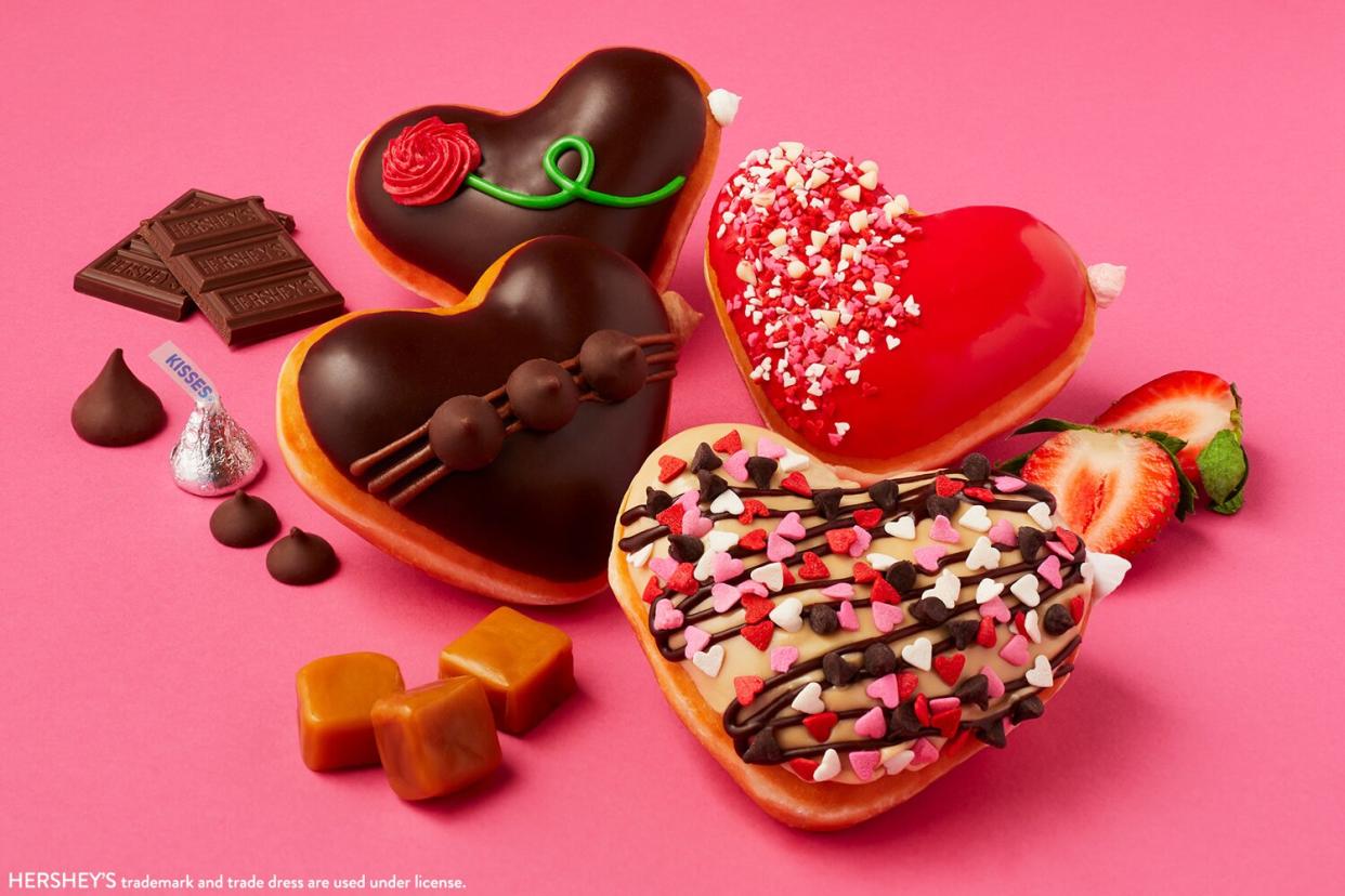 Krispy Kreme Announces Heart-Shaped Donuts with Hershey's for Valentine's Day