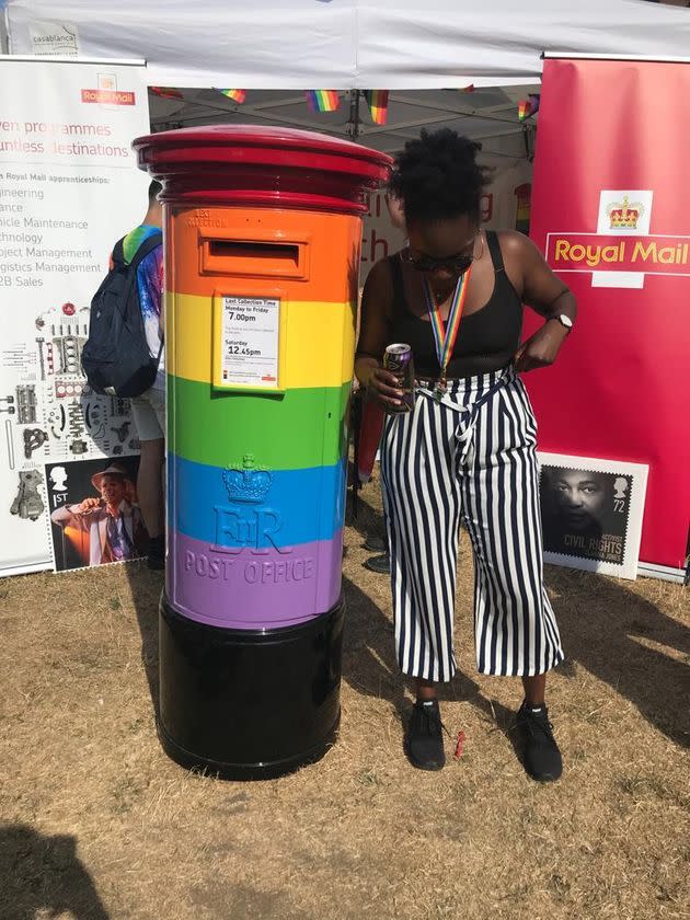 Rore Erica Okoh at Black Pride (Photo: Rore Erica Okoh)