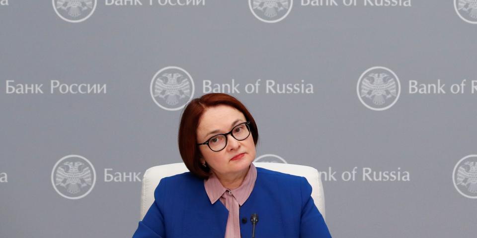 Russian central bank governor Elvira Nabiullina