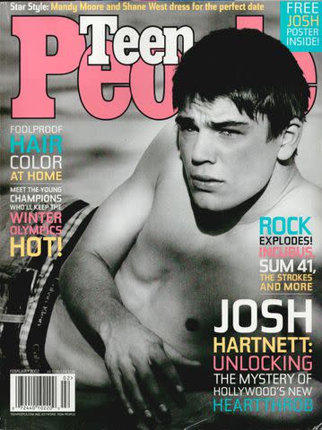 Josh Hartnett on a 2002 Teen PEOPLE cover