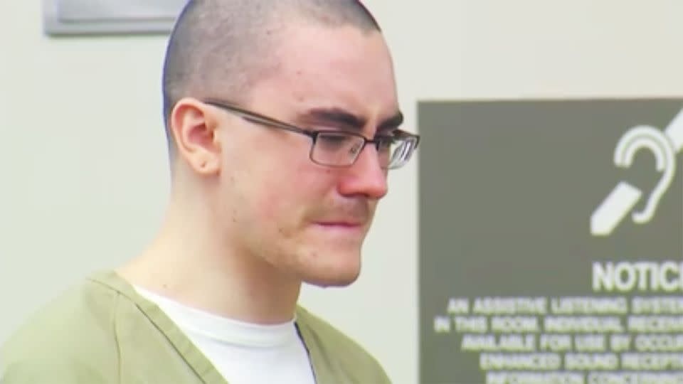 Ryan Lawrence cried in court as he admitted to the brutal killing. Photo: CNYCentral