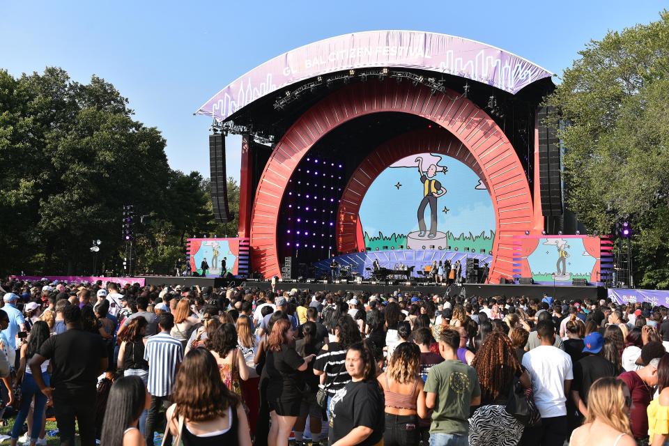 The Global Citizen Festival stage